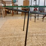 Mid-century glass and metal coffee table - 1950