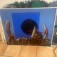 Surrealist painting signed
