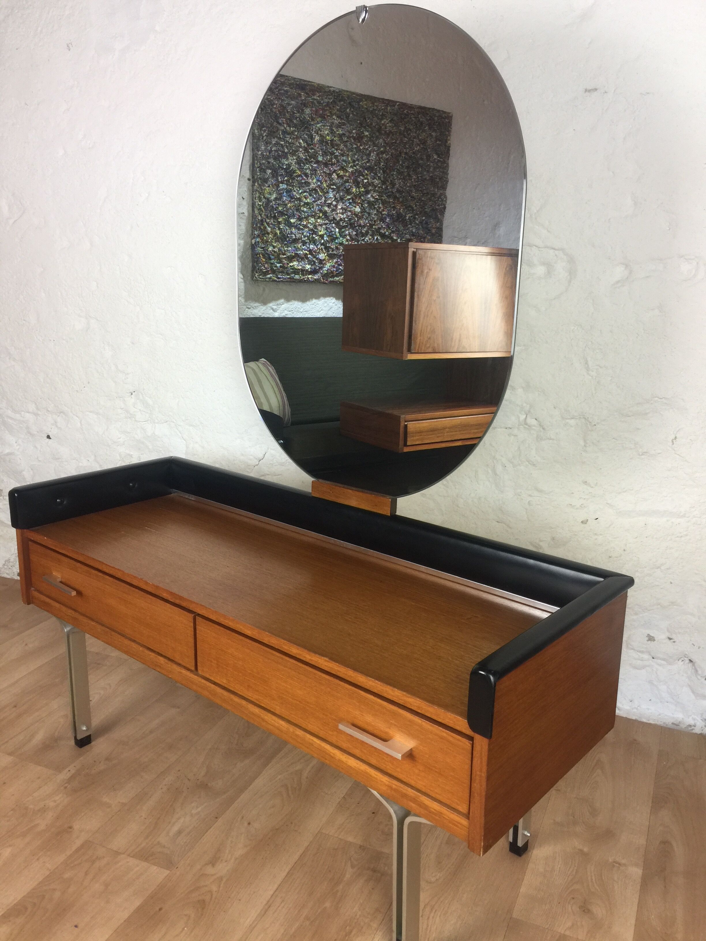 Coiffeuse enfilade de type scandinave années 70