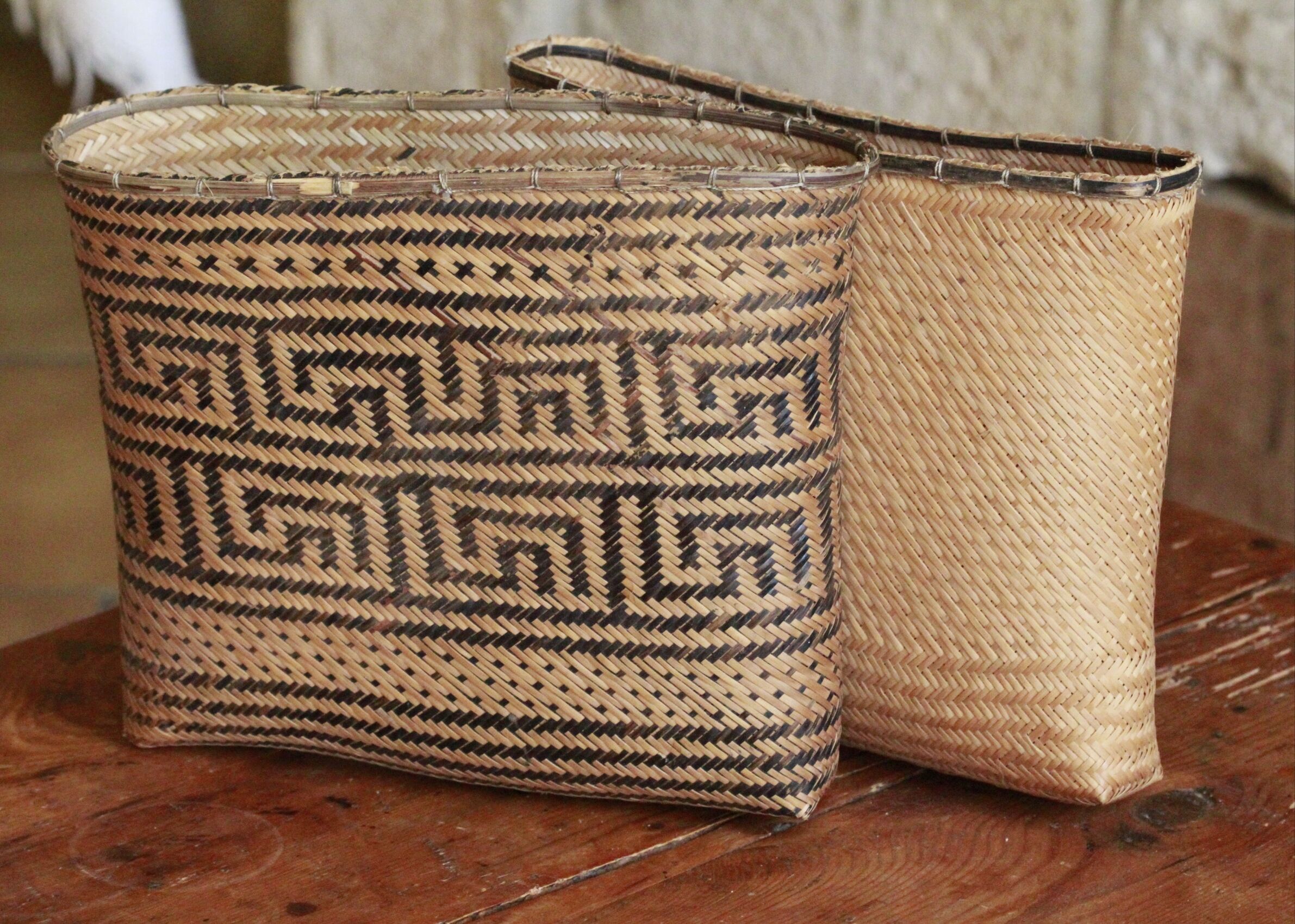 Japanese wicker baskets