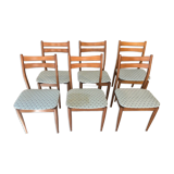 6 Scandinavian chairs