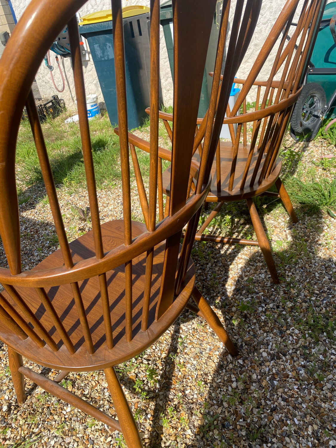 Pair of Ercol armchairs