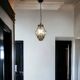 Murano Glass Wrought Iron Light Pendant