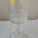 6 verres à pied Quadrille