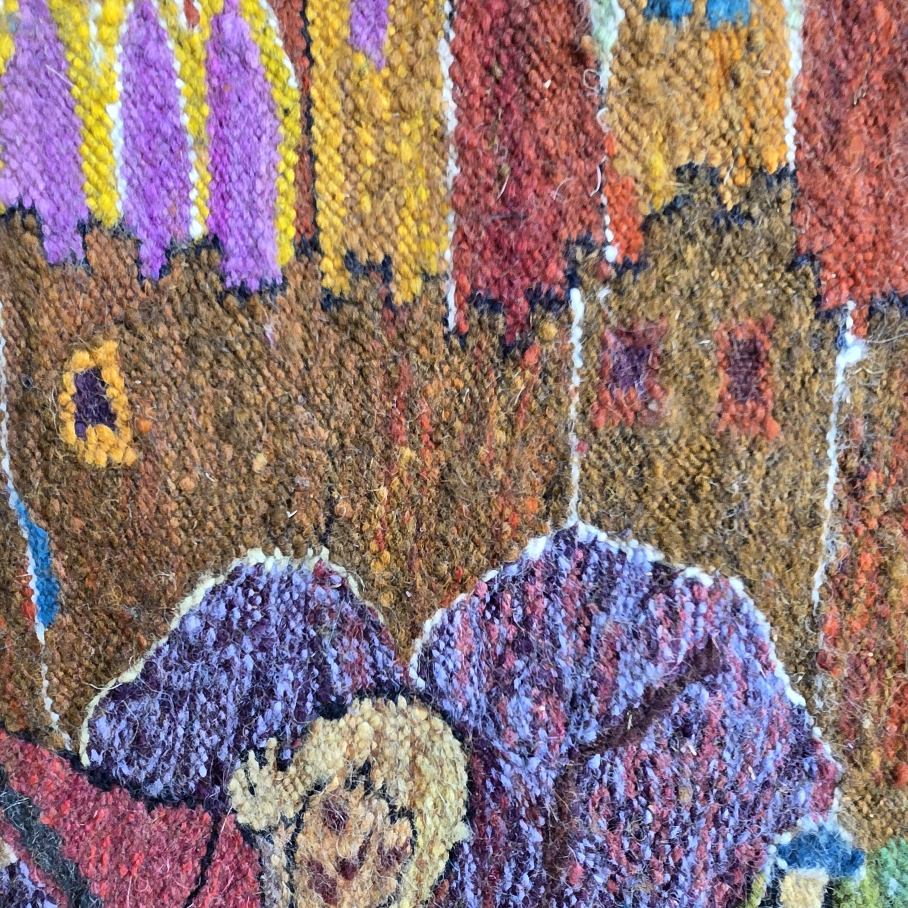 Vintage Polish tapestry 1970