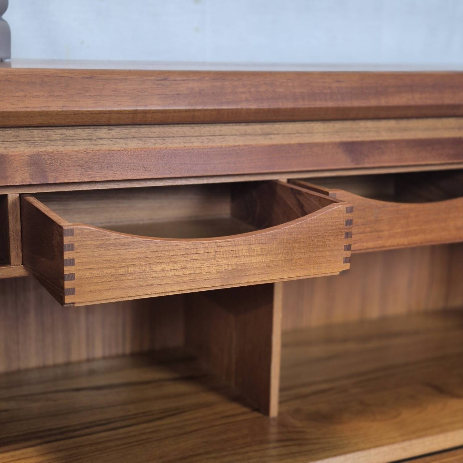 Bernhard Pedersen & Søn, secrétaire danois vintage, coiffeuse