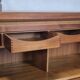 Bernhard Pedersen & Son, vintage Danish secretary, dressing table.