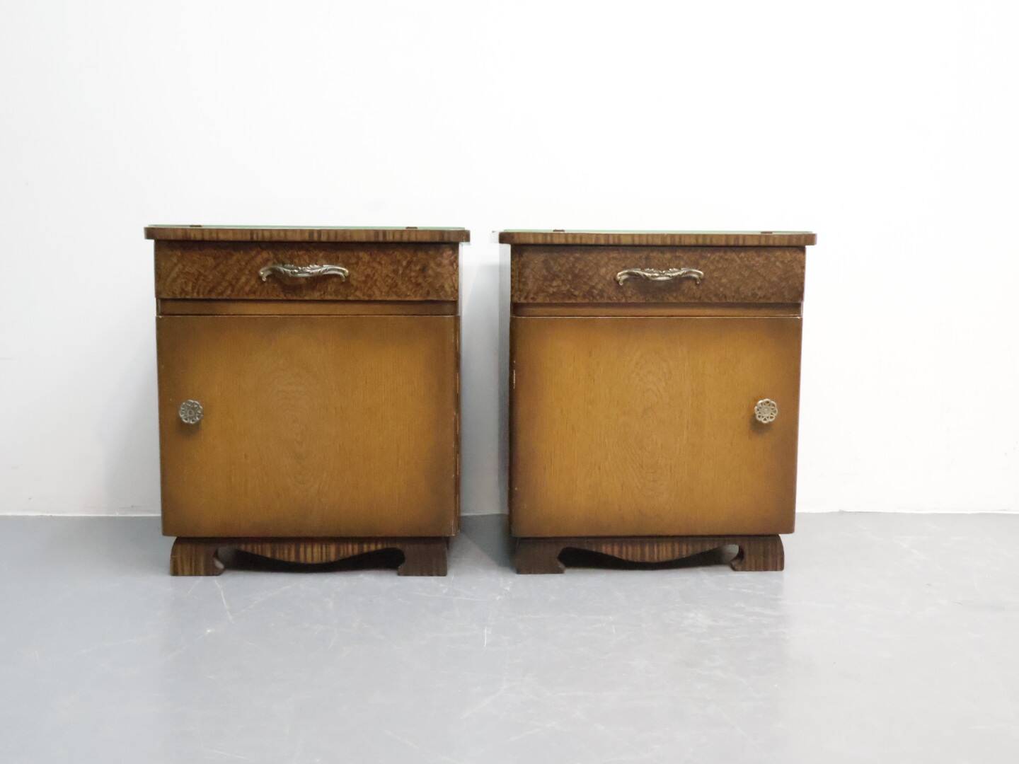 Set vintage nachtkastjes Jaren 70