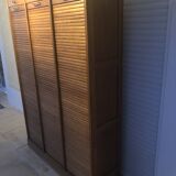 Cabinet binder oak curtains