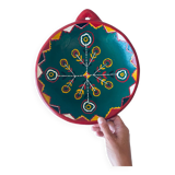 Great bohemian folk salad bowl