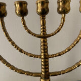 Menorah Vintage dorée