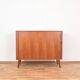 Mid-Century Danish Teak Tambour Doors Sideboard, 1960s.
