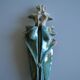 Surreal ceramic sculpture in relief signed to be identified.