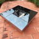 Shilling mirrored coffee table by Ausenda, Baldo Grossi & Gavioli