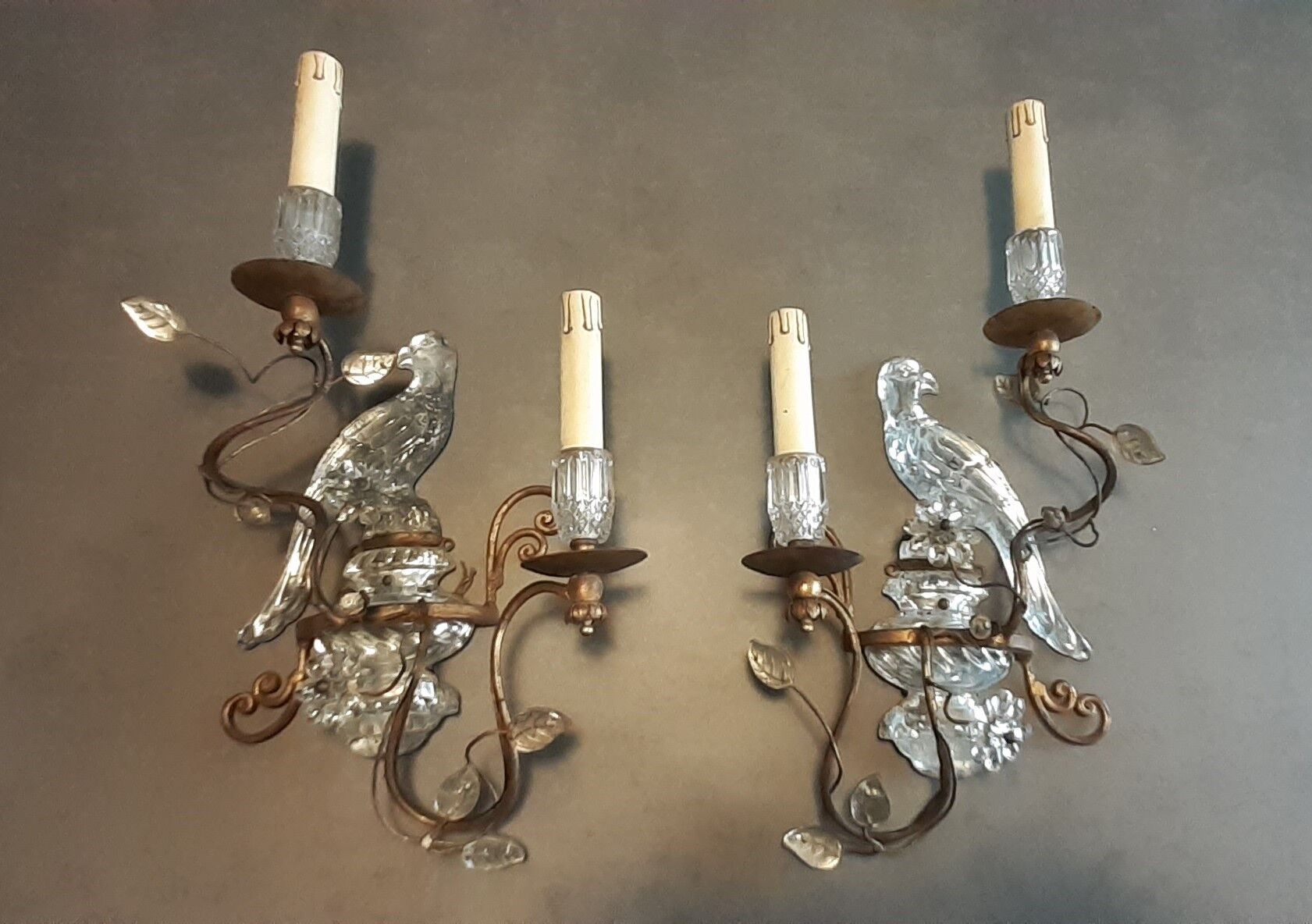 Pair of Bagues sconces