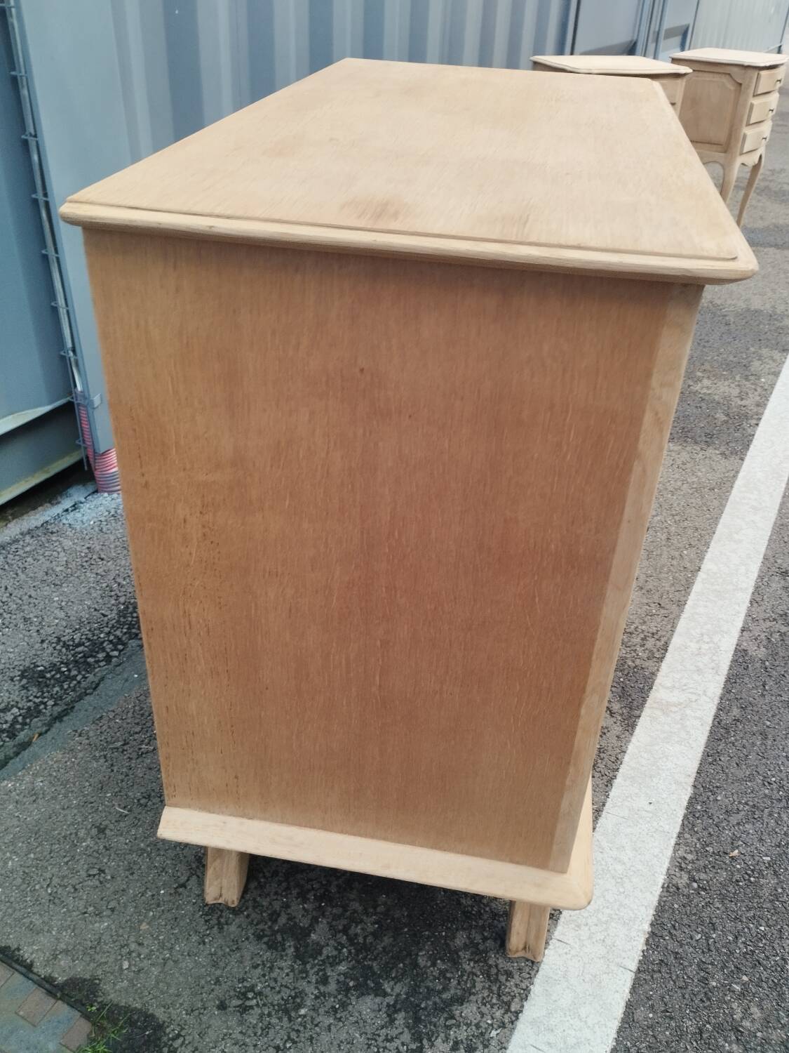 Commode pieds compas ancien vintage