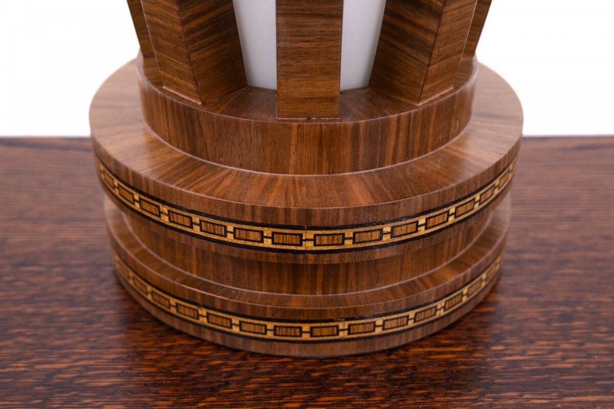 Art Deco table lamp, Poland, circa 1950.