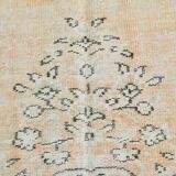6x9 Turkish Apricot Oriental Vintage Rug, 180x289Cm