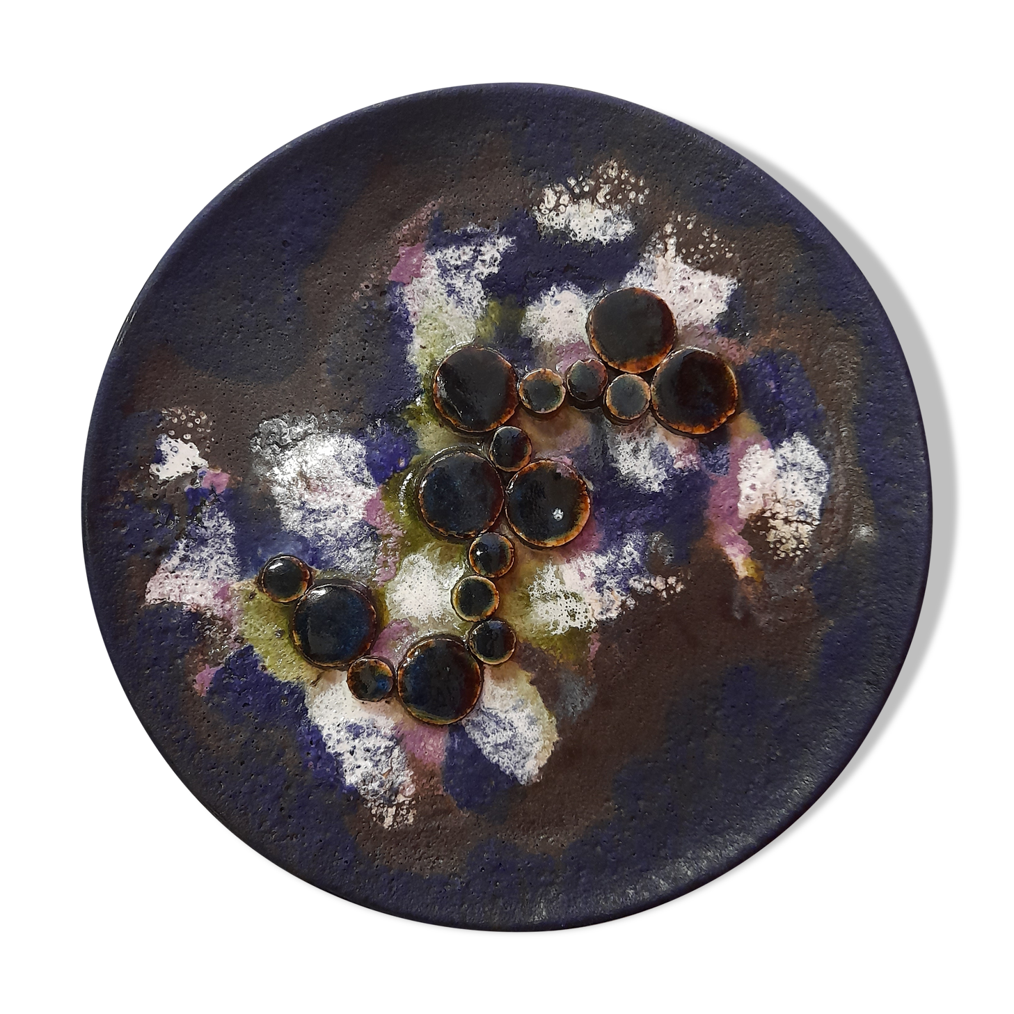 Ruscha ceramic wall plate