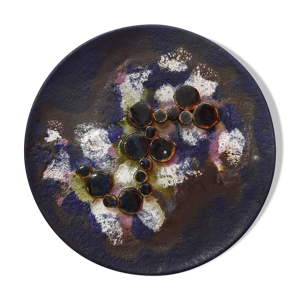 assiette murale en céramique