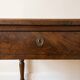 Antique wooden desk with two drawers