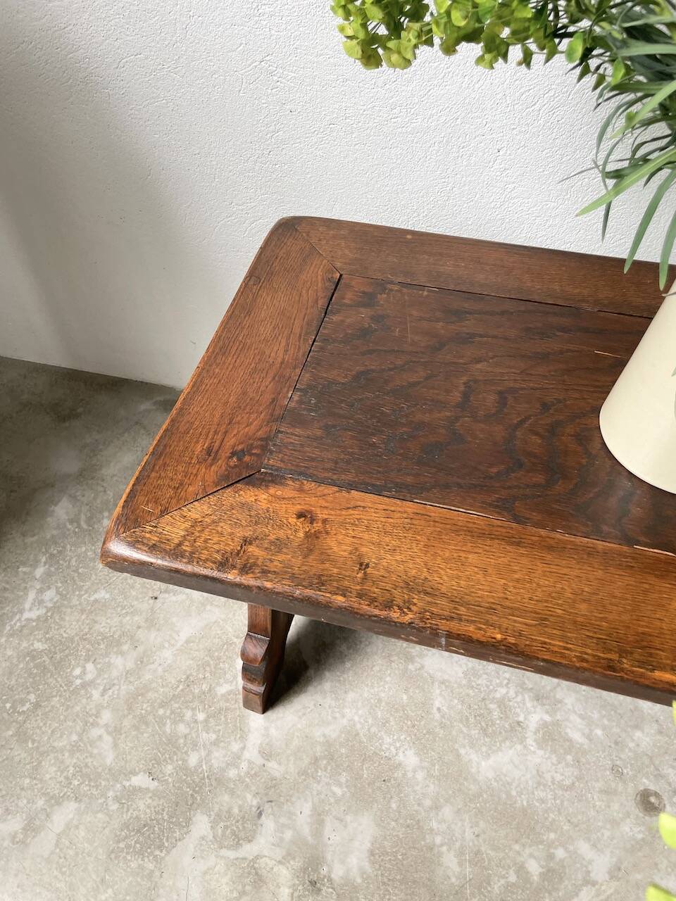 50s Brutalist Oak Coffee Table