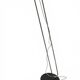Italian chrome Space Age floor lamp attributed to Goffredo Reggiani.