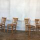 Série de 6 chaises bistrot Baumann troquet brasserie parisienne
