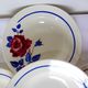 4 vintage deep plates from K&G Luneville model Chantal 220516