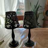 Table floor lamp with candles