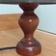 Bedside lamp turned wood