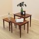Set of three rosewood coffee tables, Danish design, 1960s, made in Denmark