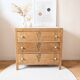 Renovated Art Deco oak chest of drawers