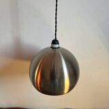 Space age metal suspension globe from the 80s