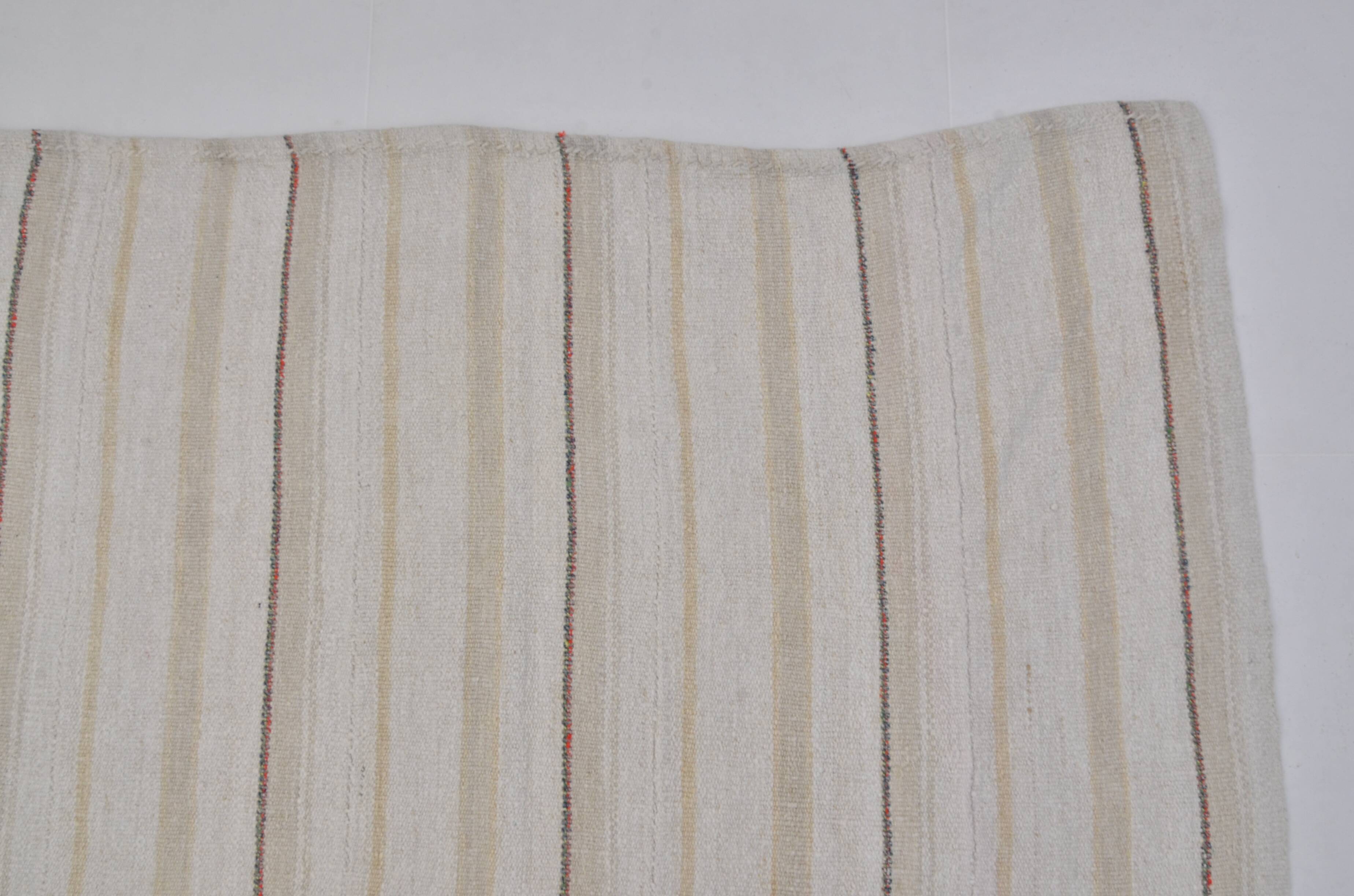 Oushak Stripe Hmep Kilim Rug sku 3661