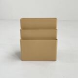 Beige magazine rack by Giotto Stoppino for Kartell, 1970