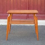 Vintage table, coffee table, wooden table, Scandinavian style table, modernist, minimalist, decoration