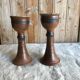 Stoneware candle holders