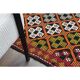 1970s Vintage Turkish Oushak Handmade Wool Cotton Orange Area Rug 179x353
