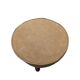 Vintage Pouf/Stool With Ribbed Fabric, 1970s