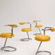 Cobra chairs by Giotto Stoppino, 1970s, Set of 4