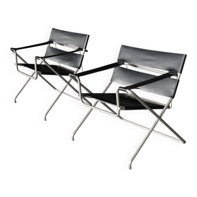 Fauteuils D4 par Marcel Breuer pour Tecta, Allemagne, années 1980, Ensemble de 2