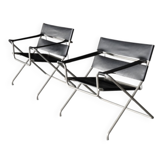D4 Lounge Chairs by Marcel Breuer for Tecta, Germany, 1980s, Set of 2