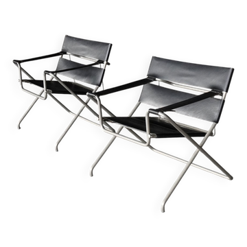 D4 Lounge Chairs by Marcel Breuer for Tecta, Germany, 1980s, Set of 2