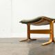 Mid-century Norwegian Siesta pouf in nubuck leather by Ingmar Relling for Westnofa, 1960s.