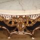 French lacquered and painted console in Louis XV style