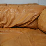 Leather modular sofa, 7 elements, 70s