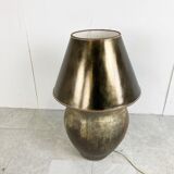 Oversized stoneware table lamp, 1980s