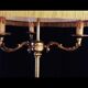 Bronze tripod lamppost