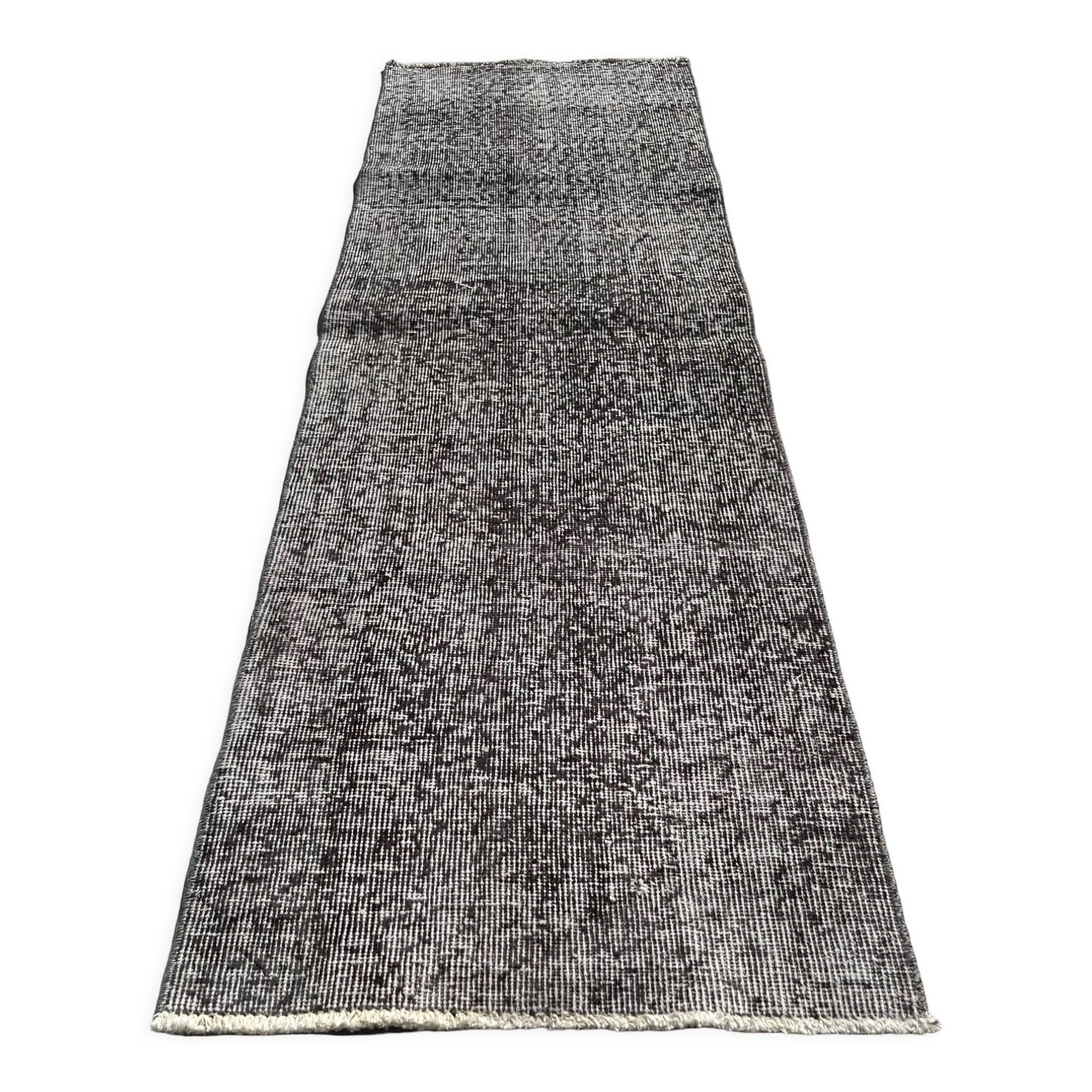 Vintage distressed turkish rug runner, 186 x 60 cm